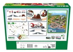 BRIO World – 36079 Starter Seyahat Tren Seti | 3 yaş üzeri çocuklar için 22 parçalı ahşap oyuncak tren seti