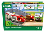 BRIO World – 36079 Starter Seyahat Tren Seti | 3 yaş üzeri çocuklar için 22 parçalı ahşap oyuncak tren seti