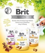 Brit Care Functional Snack, Eklem Ve Kıkırdak Sağlığını Desteklemek İçin, Tahılsız, Kalamar Ve Ananaslı, Fonksiyonel Yetişkin Köpek Ödülü, 150 g