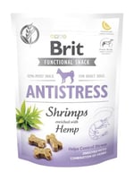 Brit Care Functional Snack, Zihinsel Sağlığı Desteklemek İçin, Tahılsız, Karides Ve Kendirli, Fonksiyonel Yetişkin Köpek Ödülü, 150 g