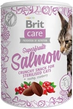 Brit Care Superfruits Crunchy Snack, Süper Besinli ( Kızılcık Ve Kuşburnu), Tahılsız, Somon Balıklı, Kıtır Kısırlaştırılmış Kedi Ödülü, 100 g