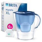Brita BRITA Marella XL 6x Maxtra Pro All-In-1 Filtreli Su Arıtma Sürahisi – Mavi (3,5l)