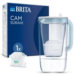 Brita BRITA Maxtra Pro All-In-1 Filtreli Cam Su Arıtma Sürahisi – Açık Mavi (2,5 L)
