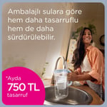 Brita BRITA MAXTRA PRO Kireç Uzmanı Yedek Su Arıtma Filtresi, 3’lü