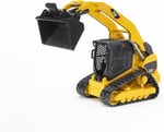 Bruder - Caterpillar Paletli Yükleyici Ölçekli Model | Şantiyeler, çiftlik, inşaat aracı, ölçek 1:16 için ön adaptörlü şarj cihazı