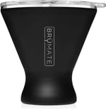 BrüMate MargTini 10 oz Martini Margarita Bardak - Vakum Yalıtımlı Paslanmaz Çelikten Yapılmıştır (Mat Siyah)