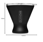 BrüMate MargTini 10 oz Martini Margarita Bardak - Vakum Yalıtımlı Paslanmaz Çelikten Yapılmıştır (Mat Siyah)