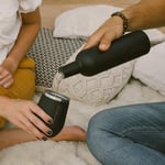 BrüMate Winesulator 25 oz Üç Duvarlı Yalıtımlı Şarap Kantini Paslanmaz Çelikten Üretilmiştir, 24 Saat Sıcaklık Tutma, Kırılmaz, Uyumlu Silikon Huni (Mermer) ile Birlikte Gelir