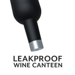 BrüMate Winesulator 25 oz Üç Duvarlı Yalıtımlı Şarap Kantini Paslanmaz Çelikten Üretilmiştir, 24 Saat Sıcaklık Tutma, Kırılmaz, Uyumlu Silikon Huni (Mermer) ile Birlikte Gelir