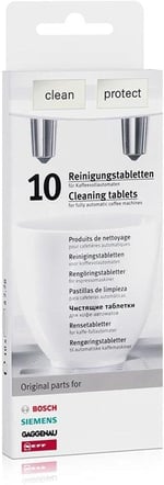 BSH 1 x Entkalkungstabletten 2 in1 00311819 + 1 x Reinigungstabletten 311769 Bosch Siemens Neff GA