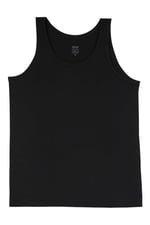 BSM 2'li Erkek Pamuklu Kaşkorse Nefes Alabilen Atlet (XL, Siyah)