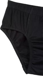 BSM 5'li Erkek%100 Pamuklu Yumuşak Nefes Alabilen Ribana Külot (3XL, Siyah)