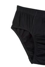 BSM 5'li Erkek%100 Pamuklu Yumuşak Nefes Alabilen Ribana Külot (3XL, Siyah)