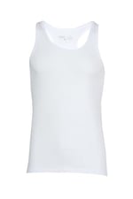 BSM Erkek Beyaz Modal Yumuşak Nefes Alabilen Sporcu Atlet (M, Beyaz)