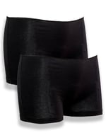 Bsm Kadın 6 lı Paket Modal Boxer Külot 44744 Siyah XXL