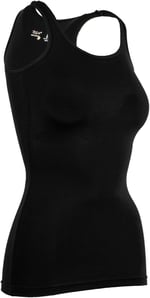 BSM Kadın Modal Uzun Kalın Askılı Yumuşak Nefes Alabilen Yüksek Kalite Atlet (XL, Siyah)