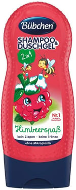 Bübchen Sport 2'si 1 Arada Çocuk Şampuan & Duş Jeli 230 mL - Seçenekler: SPORT, Frambuazlı