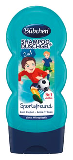 Bübchen Sport 2'si 1 Arada Çocuk Şampuan & Duş Jeli 230 mL - Seçenekler: SPORT, Frambuazlı