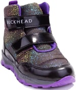 Buckhead 4183 Siyah Mor Snowshell Ortopedik Günlük Kız Çocuk Bot