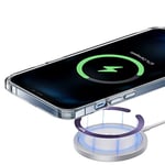BUFF LABS BL23 Magsafe Uyumlu 2 ADET Ring Adapter Metal Halka Plaka (Mor)