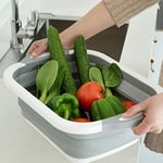 BUFFER® Katlanabilir Süzgeçli Kesme Doğrama Tahtası Badya Leğen