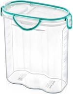 BUFFER® Kilitli Kapaklı Contalı Hava,Su Sıvı Geçirmez 2,4 Litre Erzak Saklama Kabı-SA590