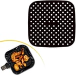 BUFFER® Renkli Isıya Dayanıklı Yıkanılabilir Silikon Fırın Ve Airfryer Kare Model Pişirme Matı 21,5 Cm (kırmızı)