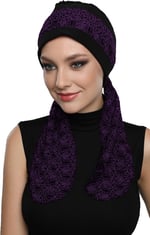 BUKLET BANDANA BAĞLAMALI HAZIR TÜRBAN TESETTÜR BONE