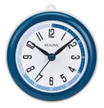 Bulova Clocks Model C4882 Duş Mate, Küçük, Mavi ve Beyaz