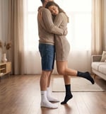 Bulusorganic tenis çorabı, 3 çift %100 organik havlu pamuklu çorap, güvenli bir uyum için sıkıştırma, güçlendirilmiş parmak ve topuk