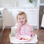 Bumkins Kız veya Erkek Çocuk Önlükleri, SuperBib Bebek ve Küçük Çocuk 6-24 Ay, Yemek, Besleme, Bebek Led Sütten Kesme Malzemeleri, Karışıklık Tasarruflu Yakalama Yiyecek, Kumaş 3'lü Hello Kitty