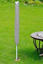Bundera Brolly Gri Plaj Şemsiyesi Kılıfı Su Geçirmez Şemsiye Koruma Kılıfı Şemsiye Taşıma Çantası 150 X 20CM