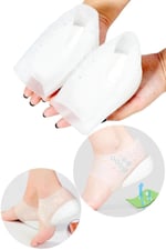 Bunyon Kadın Erkek Silikon Boy Uzatan Gizli Topuk Platform Çorap Topuk Dolgusu Ortopedik Boy Uzatıcı 3 Cm