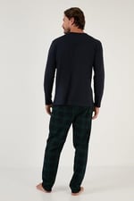 Buratti Ekoseli Cepli Beli Lastikli% 100 Pamuk Regular Fit Pijama Takımı Erkek PİJAMA TAKIMI 6572001