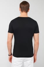 Buratti Pamuklu Slim Fit V Yaka Basic T Shirt Erkek T SHİRT 5412001