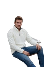 Buratti Slim Fit tüylenmez bato yaka kışlık ceket polar erkek polar 5906001
