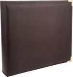 (Burgundy Oxford) - Pioneer 30cm by 30cm 3-Ring Sewn Oxford Scrapbook Binder, Burgundy
