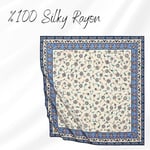 'BURSA İPEQ Hijab Scarf for Women | Lightweight Hair Scarves Islamic Turban | 35'' - 35'' Silk Like Head Scarfs Seasonal Shawl'