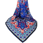 'BURSA İPEQ Hijab Scarf for Women | Lightweight Hair Scarves Islamic Turban | 35'' - 35'' Silk Like Head Scarfs Seasonal Shawl'