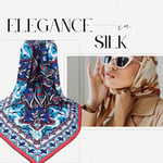 'BURSA İPEQ Hijab Scarf for Women | Lightweight Hair Scarves Islamic Turban | 35'' - 35'' Silk Like Head Scarfs Seasonal Shawl'