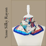'BURSA İPEQ Hijab Shawl for Women | 12'' - 51'' Silk Like Seasonal Long Scarf | Patterned Hair Scarves Islamic Turban'