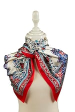 'BURSA İPEQ Hijab Shawl for Women | 22'' - 61'' Silk Like Seasonal Long Scarf | Patterned Hair Scarves Islamic Turban'