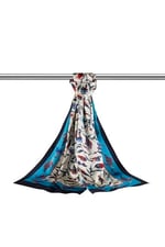 'BURSA İPEQ Hijab Shawl for Women | 22'' - 61'' Silk Like Seasonal Long Scarf | Patterned Hair Scarves Islamic Turban'