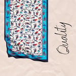'BURSA İPEQ Hijab Shawl for Women | 22'' - 61'' Silk Like Seasonal Long Scarf | Patterned Hair Scarves Islamic Turban'