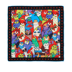 BURSA İPEQ Women's Silky Neck Scarf 22”x22” | 100% Silky Rayon | Headband Scarf Bandana| Ethnic, Lightweight, Bag Accessories