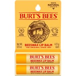 Burts Bees Beeswax Lip Balm 2li