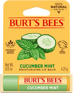 Burt's Bees Salatalık Naneli%100 Doğal Nemlendirici Dudak Balsamı, 0,15 oz