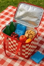 Busstier 25 Lt Termos Çanta, 33x22x22 cm Piknik ve Kamp Soğutucu Çanta, Suya Dayanıklı İç Kaplama, Geniş Hacimli Taşınabilir Soğuk Tutucu, Fermuarlı Kapaklı, İzolasyonlu Beslenme Çantası