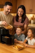 Busstier Airfryer Pişirme Kağıdı, Fritöz Yağlı Kağıdı, Yanmaz Kağıt 50 Adet (Kare)