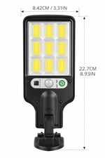 Busstier Güneş Enerjili Sensörlü Solar LED Lamba 72 LED Hareket Algılayıcılı Dış Mekan Duvar Aydınlatması Su Geçirmez Güvenlik Bahçe Balkon Garaj Aydınlatma
